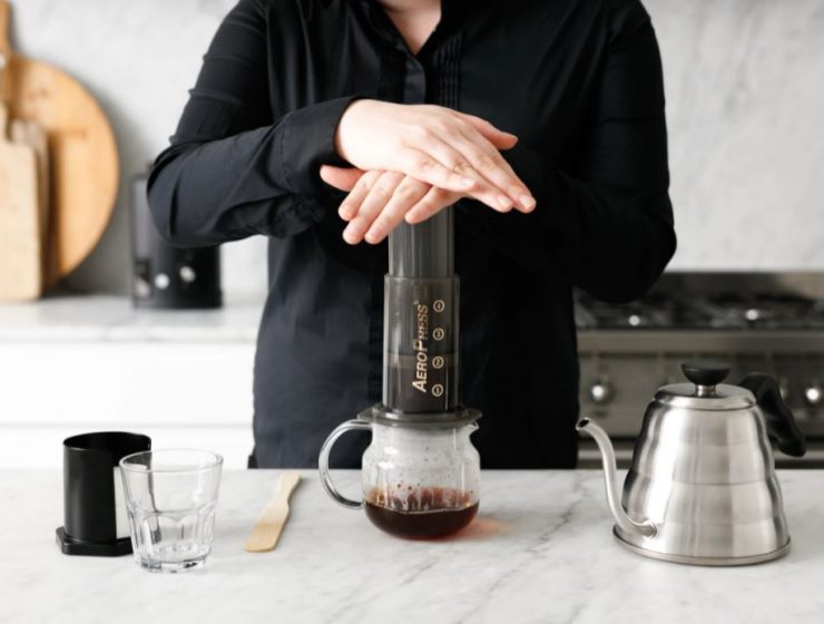 طريقة تحضير القهوة باستخدام ايروبريس